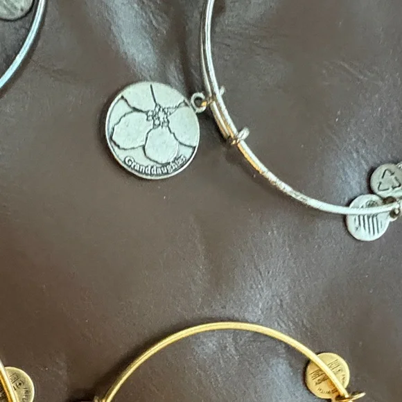 Alex and Ani Gold and Silver Charm Bracelets - Picture 3 of 6